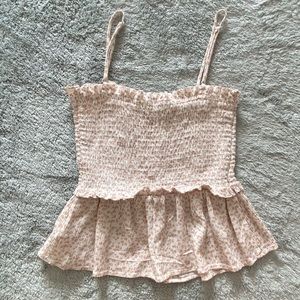 only worn once cute summer tank top. price is negotiable :)